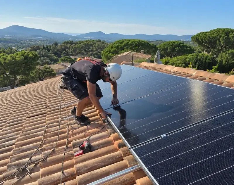 Installateur panneaux solaires Caramany — pose photovoltaïque sur toiture